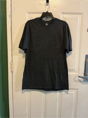 Men's Charcoal Crew Neck Short Sleeve Tee